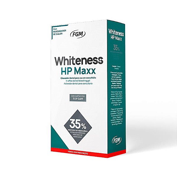 Clareador Whiteness Hp Foto 35% Maxx Kit G - Fgm