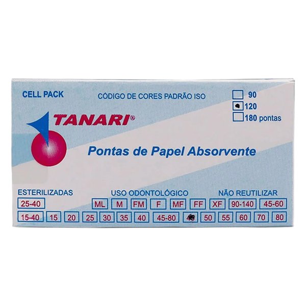 Cone de Papel Cell Pack Esterilizado 2° Série 45 - 80 - Tanari