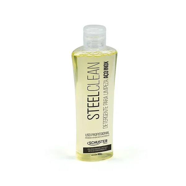 Detergente para Limpeza de Inox 100ml Steelclean - Schuster