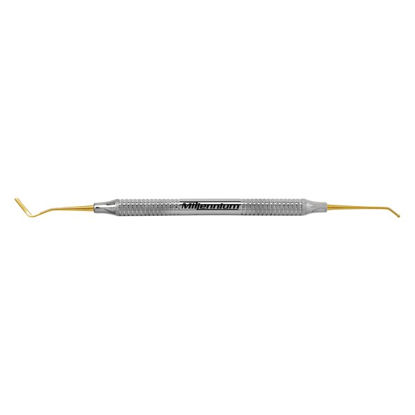 Espátula em Titânio 02 com Calcador Bolinha Millenium - Golgran