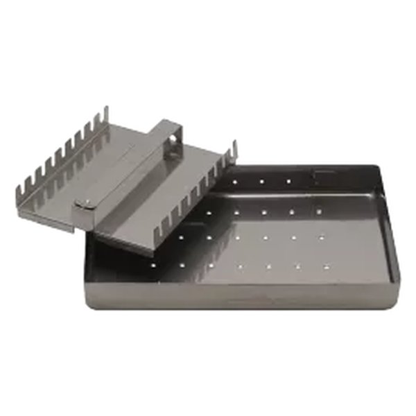Estojo de Inox para Perio 19x5x195 Estante Móvel - Fava