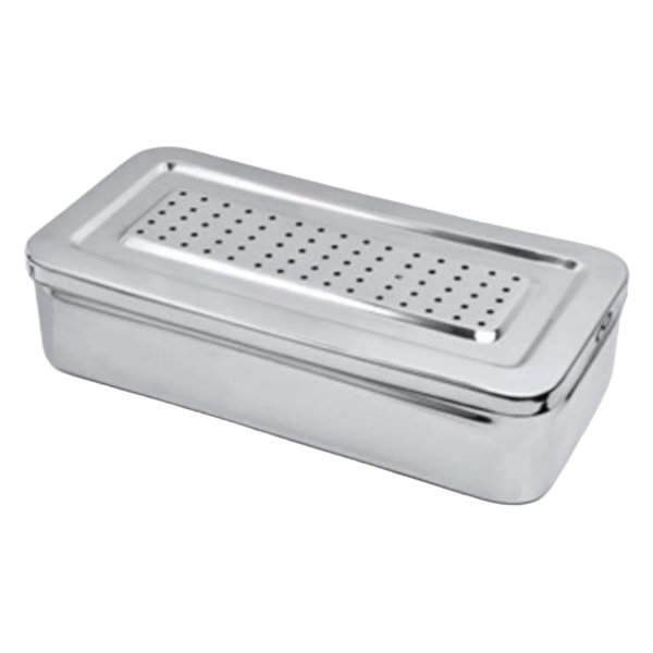 Estojo de Inox Perfurado Endo 72 Furos 20x10x5 - Golgran