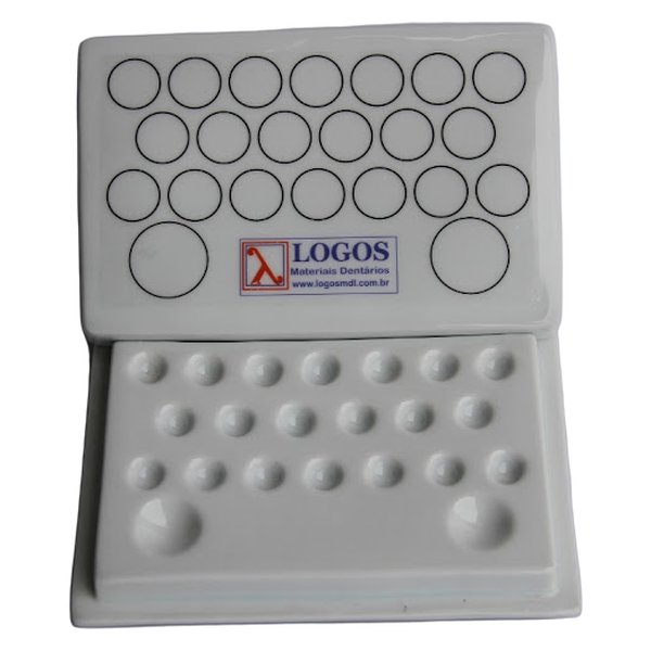 Gode de Porcelana 20 Cavidades - Logos