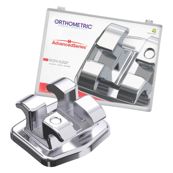 Kit de Bráquete de Aço Advanced Series Roth Slot 022 10 Casos 10.10.2910 - Orthometric