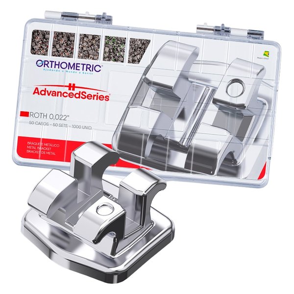 Kit de Bráquete de Aço Advanced Series Roth Slot 022 50 Casos 10.10.2950 - Orthometric