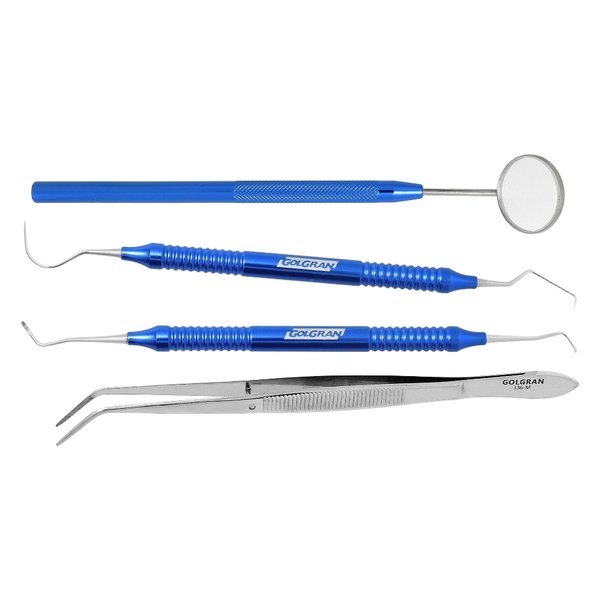 Kit Clínico Adulto com 4 Peças Azul - Golgran