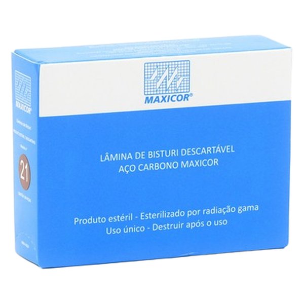 Lâmina de Bisturi 15 Caixa - Maxicor