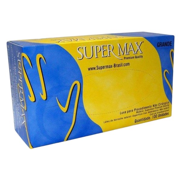 Luva de Procedimento de Látex com Pó - Supermax