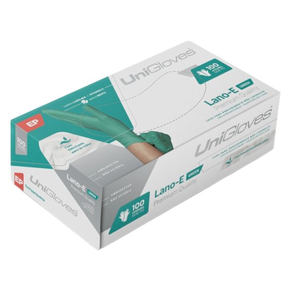Luva de Procedimento de Látex Lano-e Premium - Unigloves