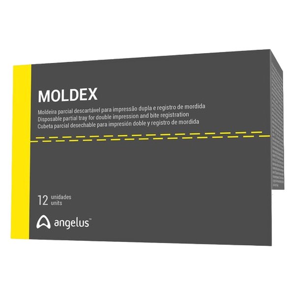 Moldeira Dupla Descartável Parcial Adulto Moldex Anterior - Angelus