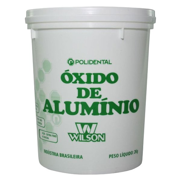 Óxido de Alumínio 100 Microns Fino Wilson 2kg - Polidental
