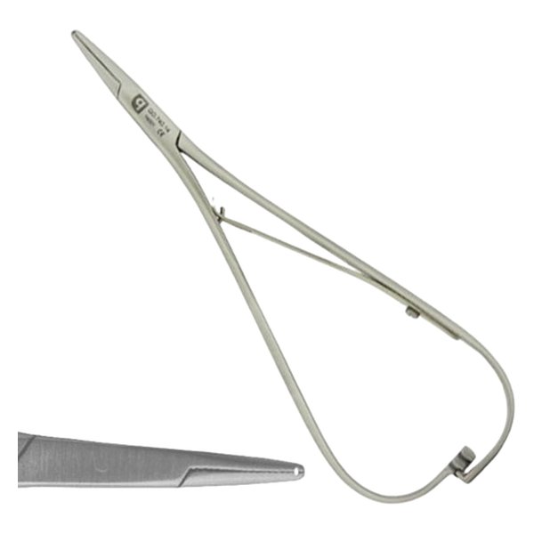 Porta Agulha Mathieu Lig. Elástica 11cm Qo.740.11 - Quinelato