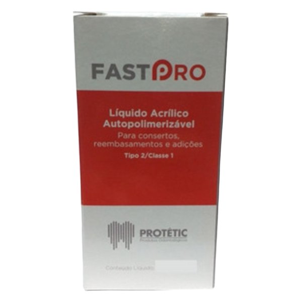 Resina Acrílica Autopolimerizável Fastpro 225g Incolor - Protetic