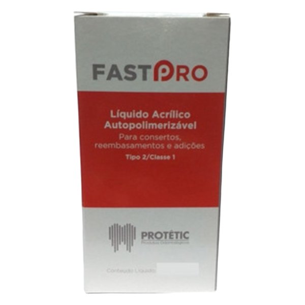 Resina Acrílica Autopolimerizável Fastpro 80g Rosa - Protetic