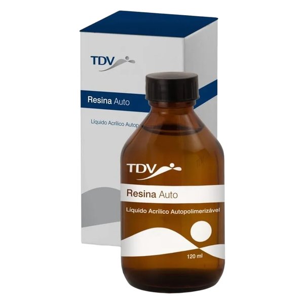 Resina Acrílica Autopolimerizável Orto 120ml - Tdv
