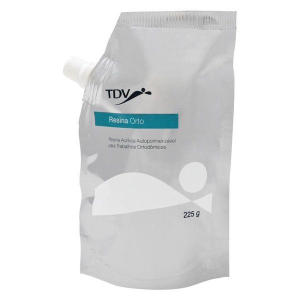 Resina Acrílica Autopolimerizável Orto Pó 225g - Tdv