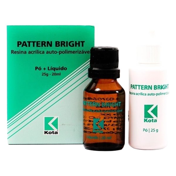 Resina Acrílica Autopolimerizável Pattern Bright Kit - Kota