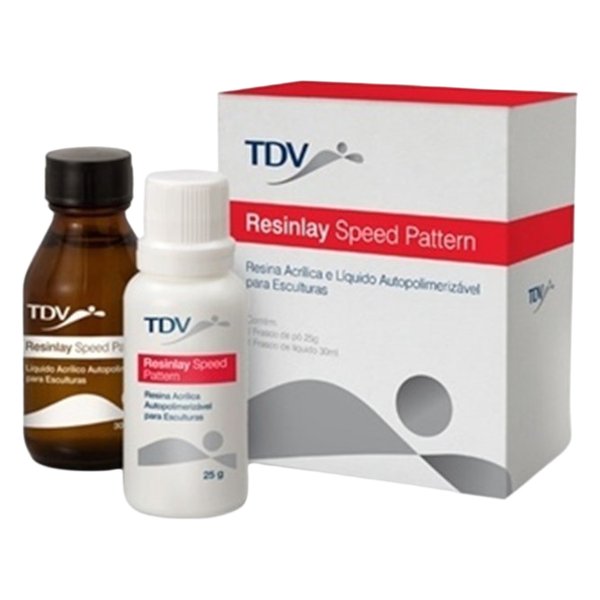 Resina Acrílica Autopolimerizável Resinlay Speed Pattern Rdv Kit - Tdv