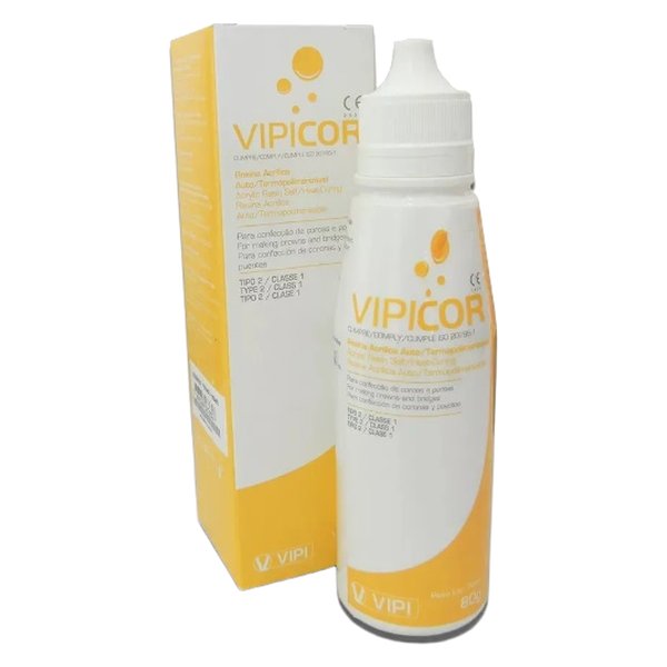 Resina Acrílica Autopolimerizável Vipi Cor 80g - Vipi