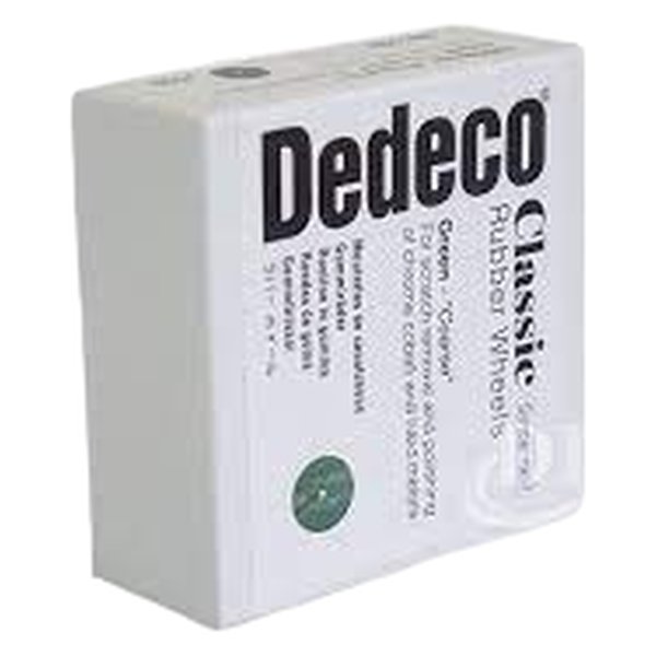 Roda de Borracha Cerâmica Cinza com 3 Unidades 7604 - Dedeco