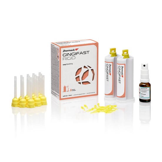 Silicone de Adição Gingifast Rígido 2x50ml e 10ml - Zhermack
