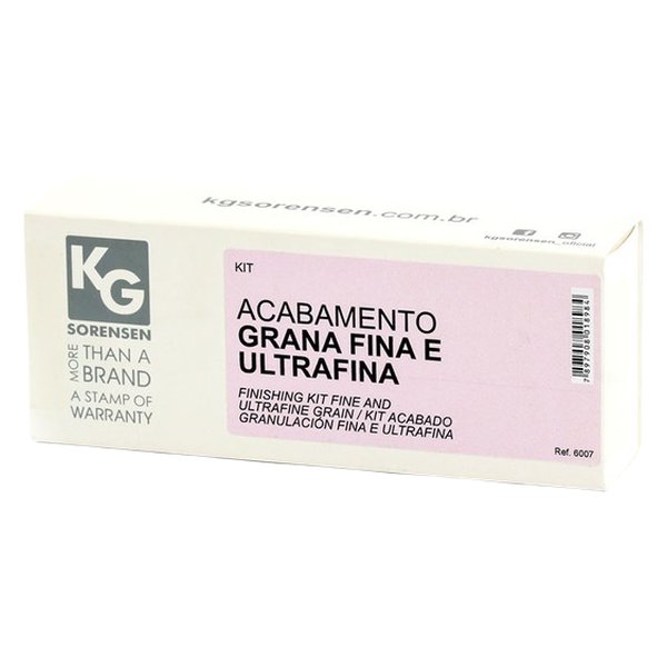 Kit Acabamento Grana Fina e Ultrafina Ref 6007 - kg Sorensen