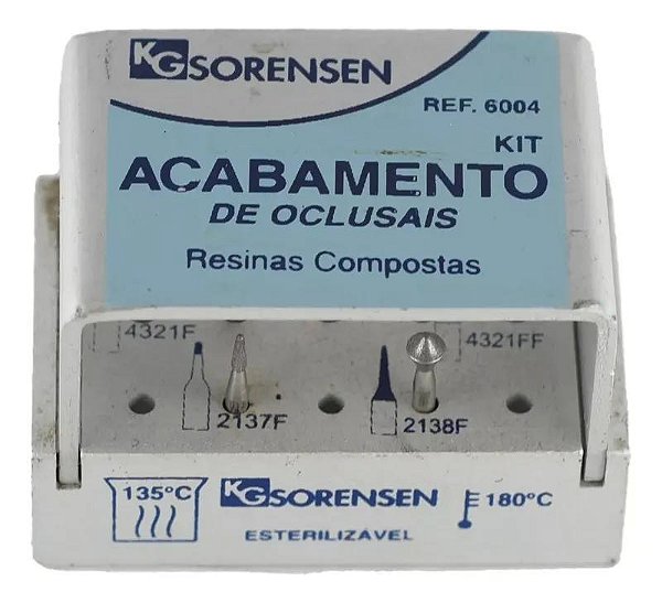 Kit Polimento Resina Composta Ref 6004 Rf - kg Sorensen