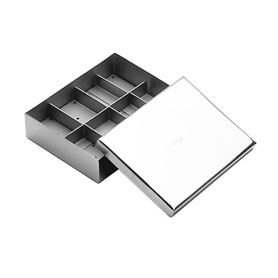 Estojo de Inox para Grampo 12x9x3 - Fava