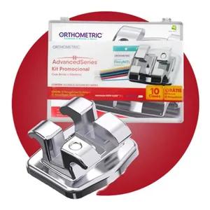 Kit de Bráquetes Advanced Roth .022 10 Casos 10102802 - Orthometric