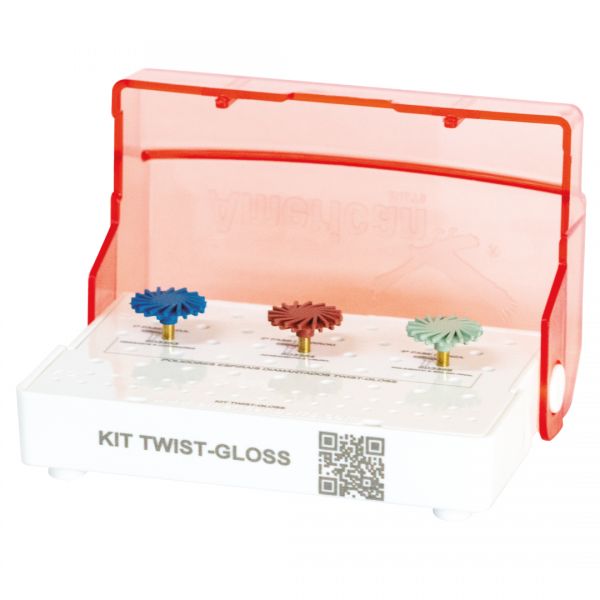 Kit Polidores Diamantados Espirais Ca Twist - Gloss Kit Twist Loss - American Burrs