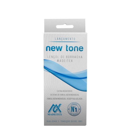 Lençol de Borracha New Tone Azul - Madeitex