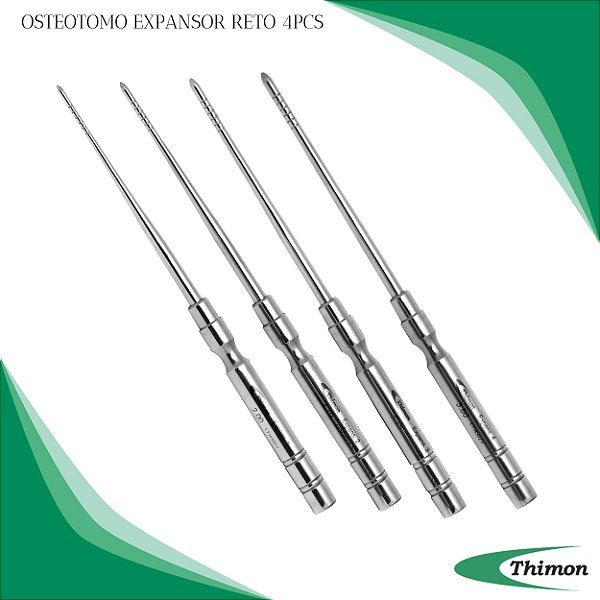 Osteótomo Expansor Reto 4 Peças - Thimon