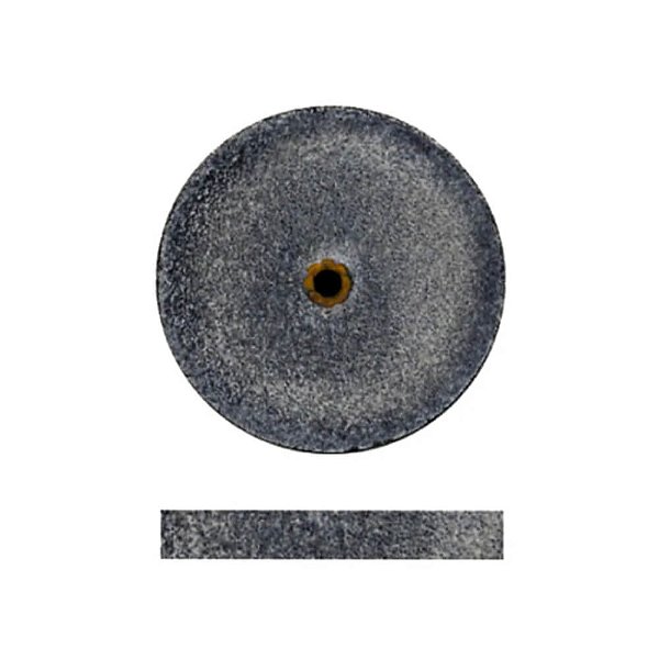 Roda de Borracha Preta Polimento Ref 5000 - Dedeco