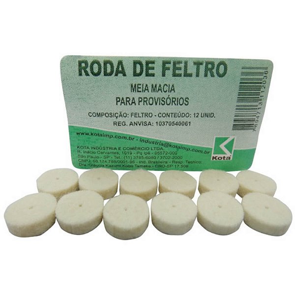Roda de Feltro Mácia 12 Unidades - Kota