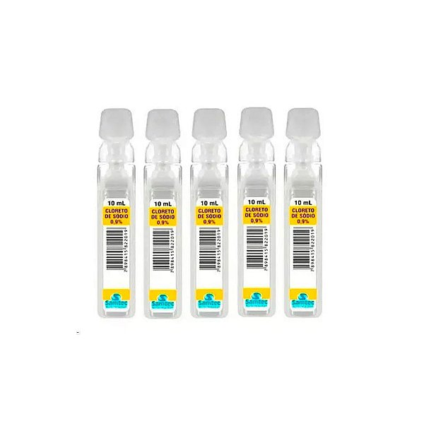 Soro Fisiológico 10ml 5un - Samtec