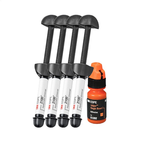 Resina Z100 Kit A1, A2, A3, A3,5 e Single Bond 6g - 3m