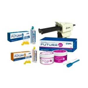 Silicone de Adição Futura Ad Kit Completo C/ 2 Fluidos e Dispensador - Dfl