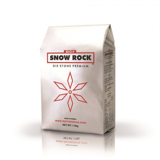 Gesso Pedra Especial Snow Rock Premium 1,5kg - Odontomega