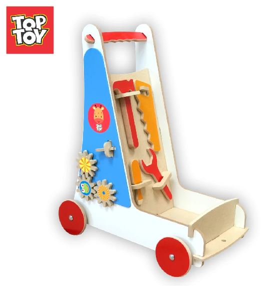Carrinho de Ferramentas em Madeira | TopToy Brasil