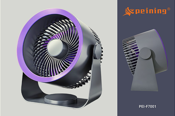 PEINING Mini Vetilador Portatil Sem Fio PEI-F7001
