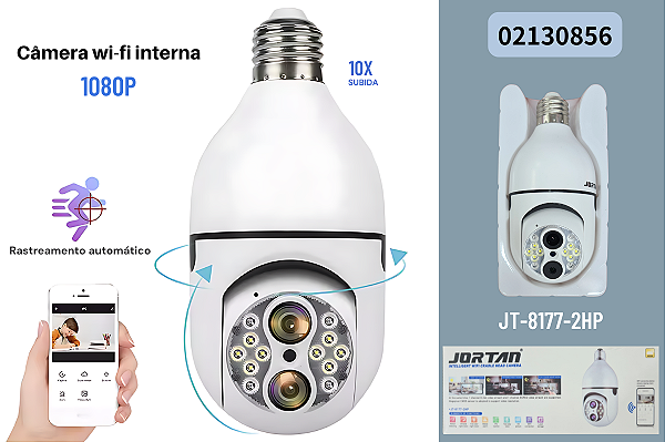 Câmera de Segurança IP WiFi JT-8177-2HP