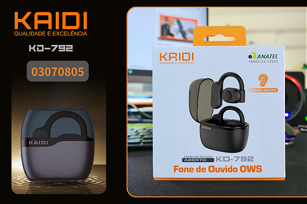Fone de Ouvido Bluetooth KD-792 KRIDI