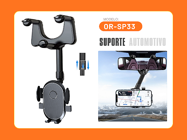 Suporte automotivo para smartphone OP-SP33