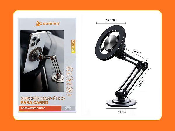 Suporte magnético para carro PEI-PH35