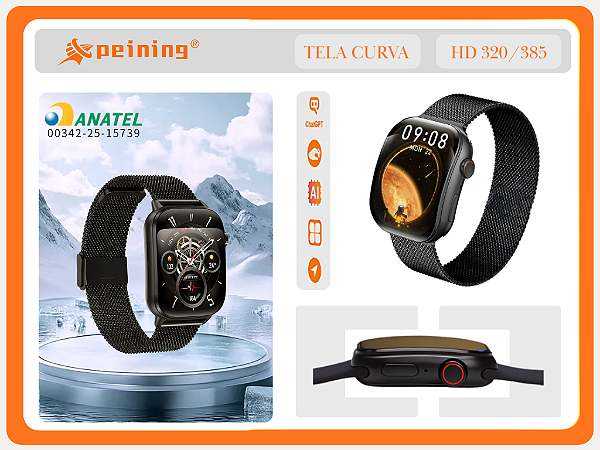 Relógio Smart Watch De 10a Geração Com Chatgpt PEI-WAT3