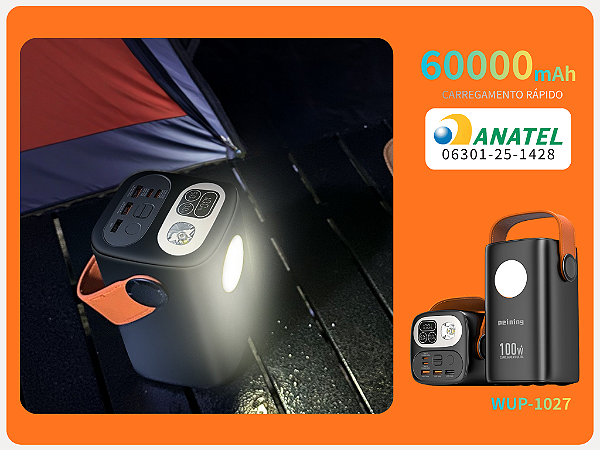 POWER BANK 100w Carregamento ultra WUP-1027