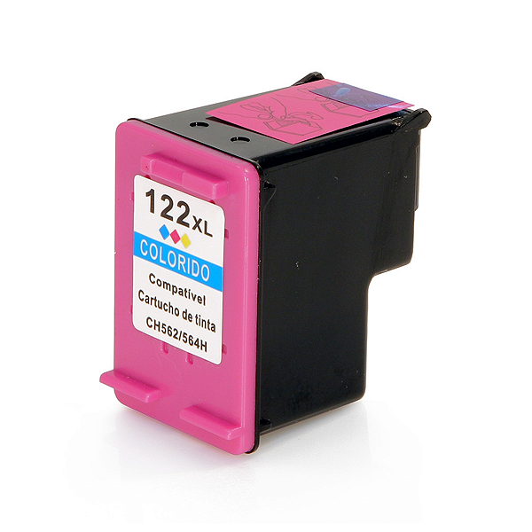 Cartucho De Tinta Compatível HP 122xl Color CH564HB Ollix 13ml
