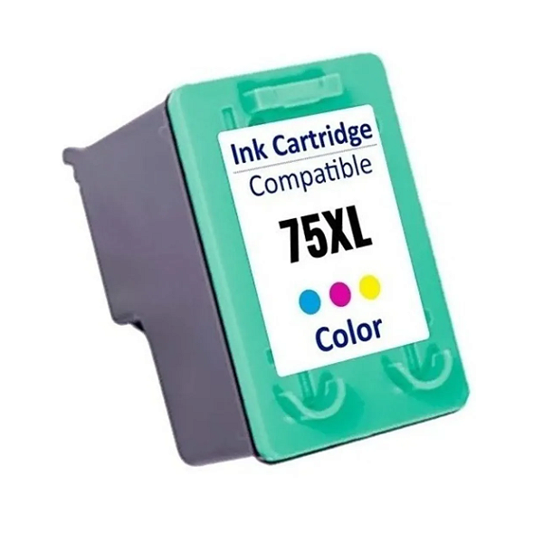 Cartucho de Tinta Compatível HP 75xl Color Ollix 14ml