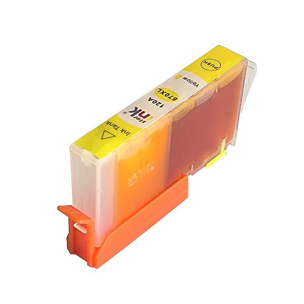 Cartucho De Tinta Compatível HP 670xl | 670 xl | Amarelo | 15.5ml | Star Ink