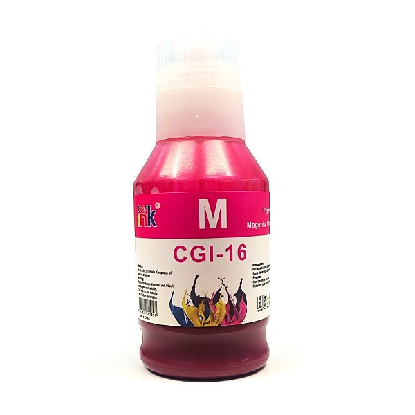 Tinta Compatível Canon Pigmentada GI-16 | Magenta | GI16 | Gi16 | 6010 | 7010 | Star Ink 135ml